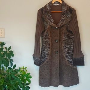 Long Sweater, 35%wool